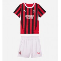 Camiseta AC Milan Primera Equipación para niños 2024-25 manga corta (+ pantalones cortos)